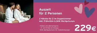 Tchibo Eduscho Auszeit für 2 Personen Angebot