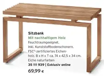 Tchibo Eduscho Sitzbank Angebot