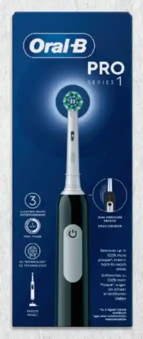 Metro Braun Oral-B Elekt. Zahnbürste Pro 1 Cross Action Black Angebot