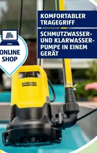 Hofer Kärcher Schmutzwasser-Tauchpumpe SP 16.000 Dual Angebot