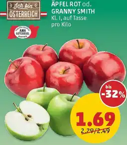 PENNY Äpfel rot od. granny smith Angebot