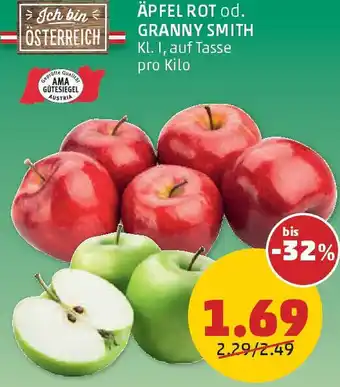 PENNY Äpfel rot od. granny smith Angebot