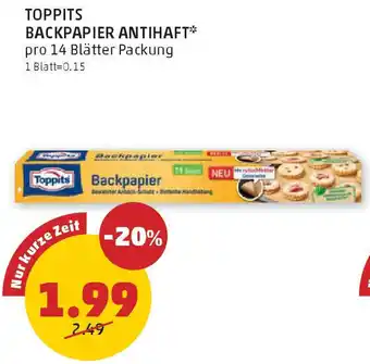 PENNY Backpapier antihaft Angebot