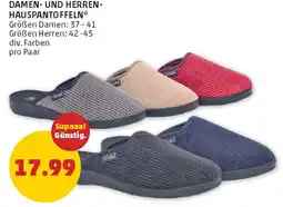 PENNY Damen- und herren- hauspantoffeln Angebot