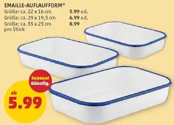 PENNY Emaille-auflaufform Angebot