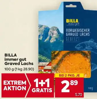 Billa immer gut Graved Lachs Angebot