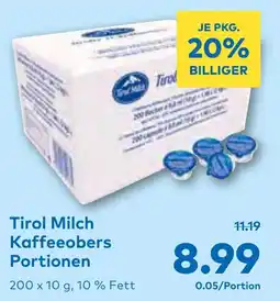 T&G Tirol Milch Kaffeeobers Angebot