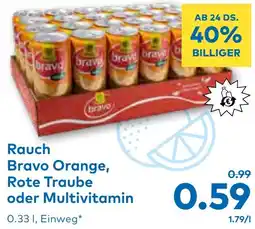 T&G Bravo Orange, Rote Traube oder Multivitamin Angebot