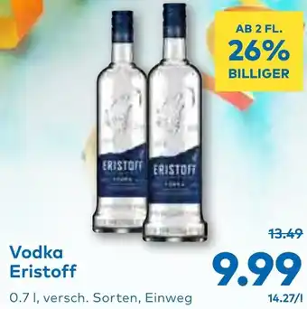 T&G Vodka Eristoff Angebot