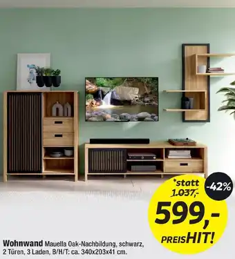 Möbel Ludwig Wohnwand Angebot