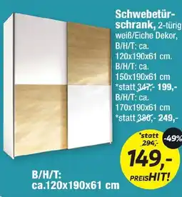 Möbel Ludwig Schwebetür- schrank Angebot