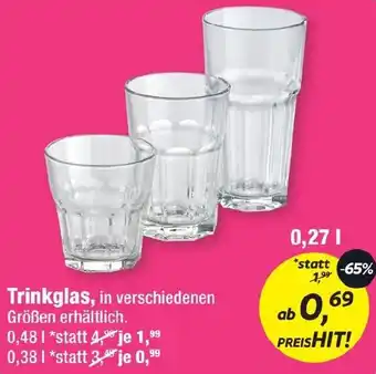 Möbel Ludwig Trinkglas Angebot