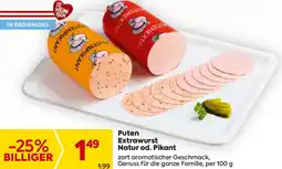 Billa Puten Extrawurst Natur od. Pikant Angebot