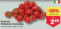 MPreis Premium Erdbeeren Candonga Angebot