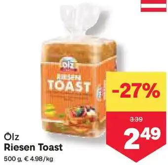 MPreis Riesen Toast Angebot