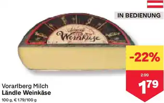 MPreis Ländle Weinkäse Angebot