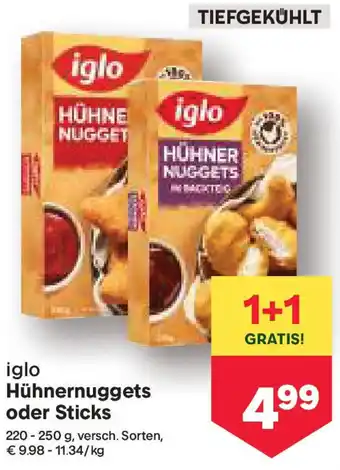 MPreis Hühnernuggets oder Sticks Angebot