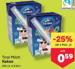 MPreis Kakao Angebot