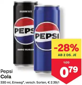 MPreis Pepsi Cola Angebot