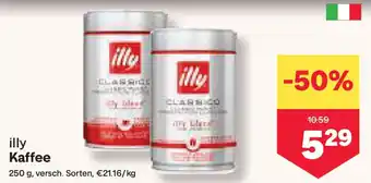 MPreis illy Kaffee Angebot