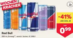 MPreis Red Bull Angebot