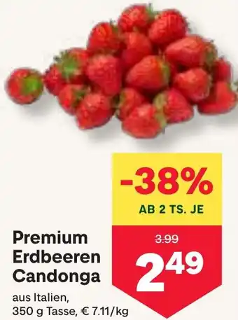 MPreis Premium Erdbeeren Candonga Angebot