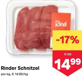 MPreis Rinder Schnitzel Angebot