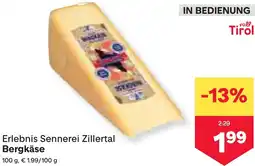 MPreis Bergkäse Angebot