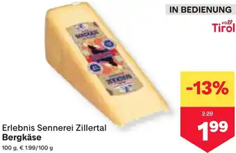 MPreis Bergkäse Angebot