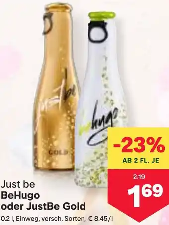 MPreis BeHugo oder JustBe Gold Angebot