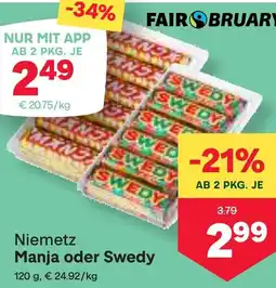 MPreis Manja oder Swedy Angebot