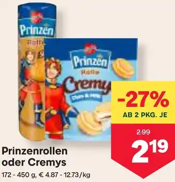 MPreis Prinzenrollen oder Cremys Angebot