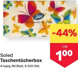 MPreis Taschentücherbox Angebot