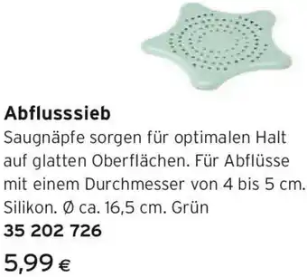 Tchibo Eduscho Abflusssieb Angebot