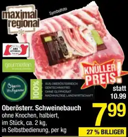 Maximarkt Schweinebauch Angebot