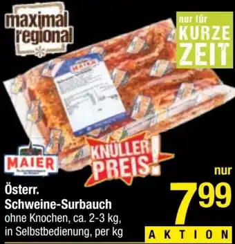 Maximarkt Schweine-Surbauch Angebot