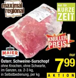 Maximarkt Schweine-Surschopf Angebot