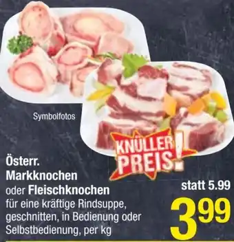 Maximarkt Markknochen oder Fleischknochen Angebot