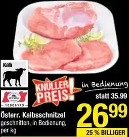 Maximarkt Kalbsschnitzel geschnitten Angebot