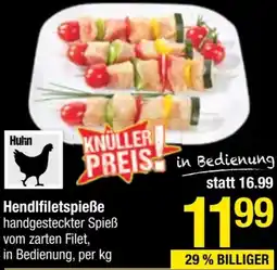 Maximarkt Hendlfiletspieße Angebot