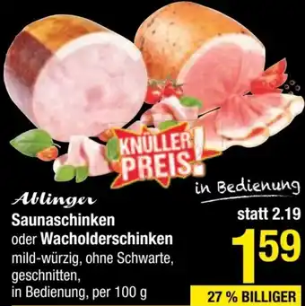 Maximarkt Saunaschinken Angebot