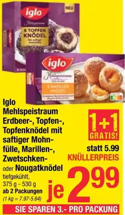 Maximarkt Mehlspeistraum Erdbeer-, Topfen-, Topfenknödel Angebot