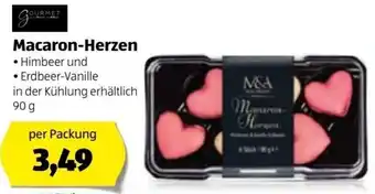 Hofer Macaron Herzen 90 g Angebot