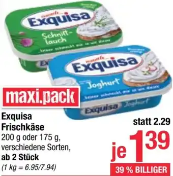 Maximarkt Exquisa Frischkäse Angebot