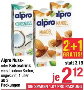 Maximarkt Alpro Nuss- oder Kokosdrink Angebot