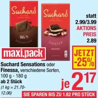 Maximarkt Suchard Sensations oder Finessa Angebot