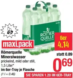 Maximarkt Mineralwasser Angebot