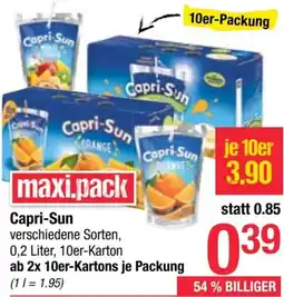 Maximarkt Capri-Sun Angebot