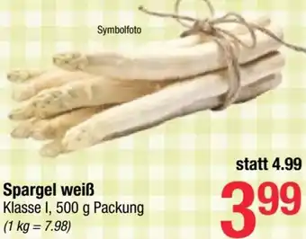 Maximarkt Spargel weiß Angebot