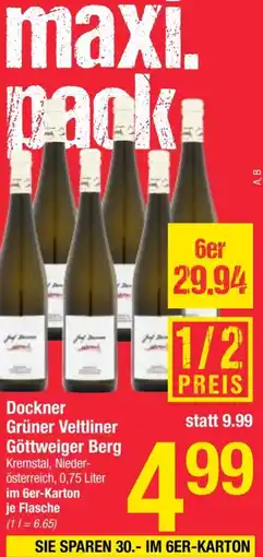 Maximarkt Dockner Grüner Veltliner Göttweiger Berg Angebot